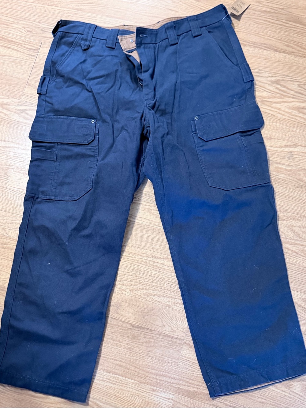Men's Cargo Pants in Dark Navy - Durable Workwear